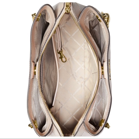 SOLD Michael Kors Susan Quilted Lamb Shoulder Bag - Picture 8 of 9